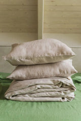 Linen bedding set in Cream