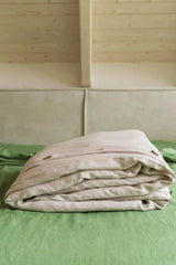 Linen duvet cover in Cream