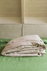 Linen duvet cover in Cream
