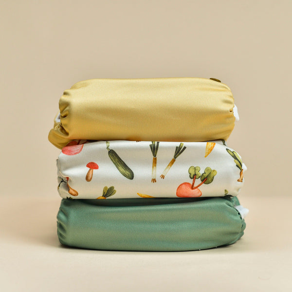 Cloth Diapers - Nature Collection - Set of 3