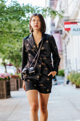 Black and Gold Shorts – Elegant Women’s Evening Wear