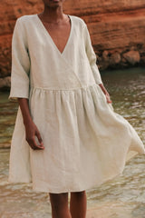 DAPHNE linen dress