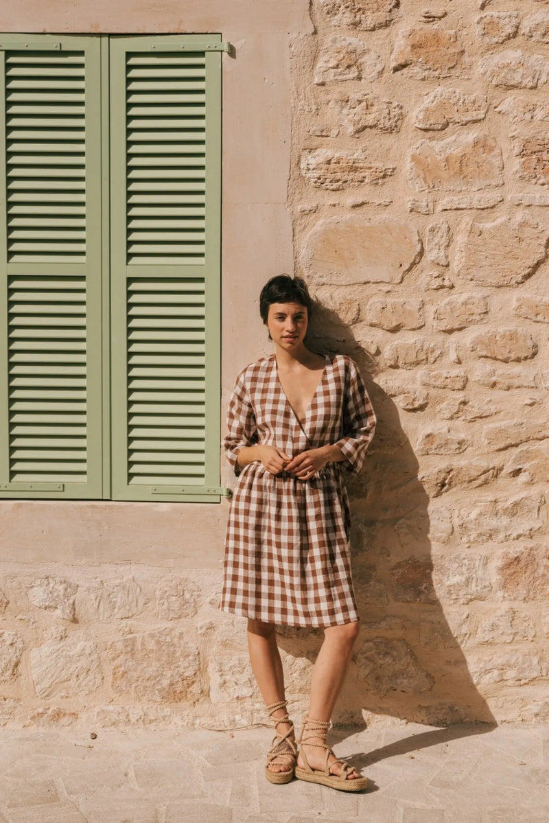 DAPHNE linen dress