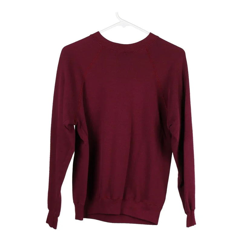 St. Barnabas Warriors Tultex Sweatshirt - Small Burgundy Cotton Blend