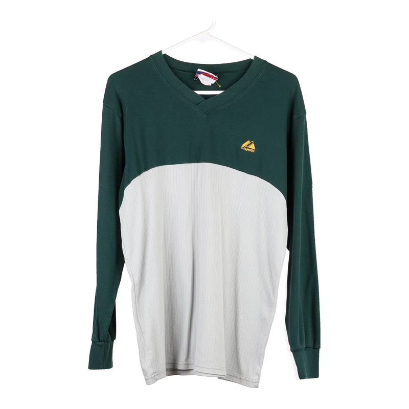 Majestic MLB Sweatshirt - Large Green Cotton Blend