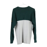 Majestic MLB Sweatshirt - Large Green Cotton Blend