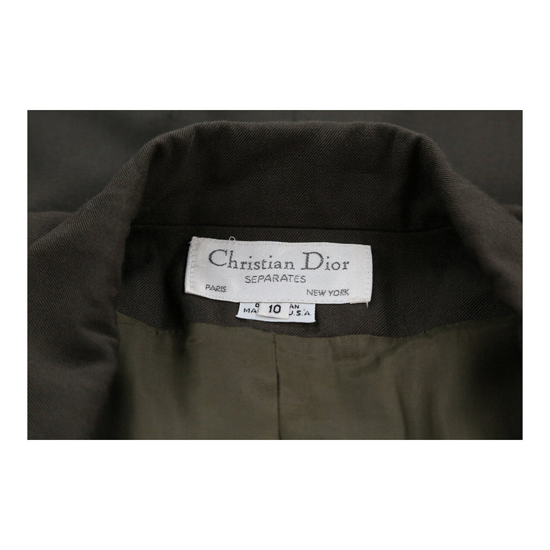 Christian Dior Blazer - Medium Khaki Wool