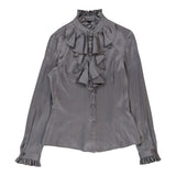 Emporio Armani Blouse - Medium Grey Silk Blend