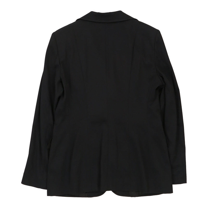 Cheap & Chic Moschino Blazer - Large Black Viscose Blend