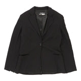 Salvatore Ferragamo Blazer - Large Black Viscose