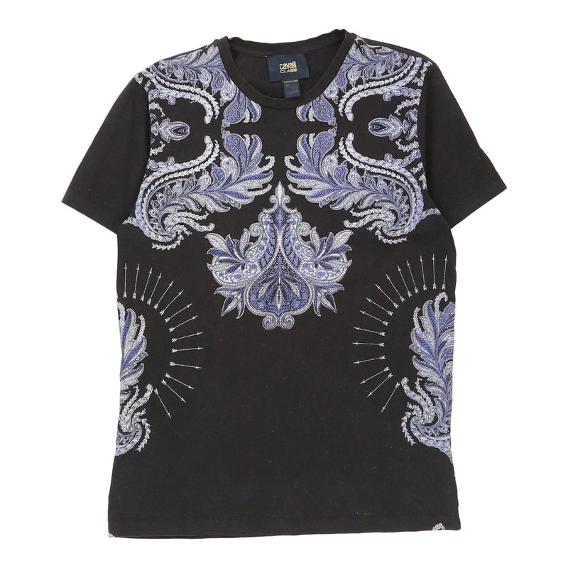 Cavalli Class T-Shirt - Medium Grey Cotton Blend