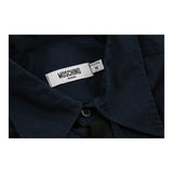 Moschino Short Sleeve Shirt - Medium Navy Cotton