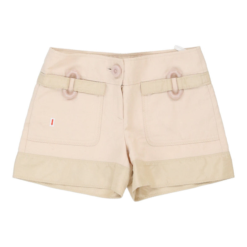 Versace Shorts - 29W UK 8 Beige Linen Blend