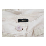 Versace Shorts - 29W UK 8 Beige Linen Blend