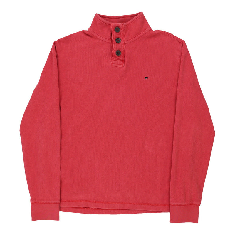 Tommy Hilfiger Jumper - Large Red Cotton