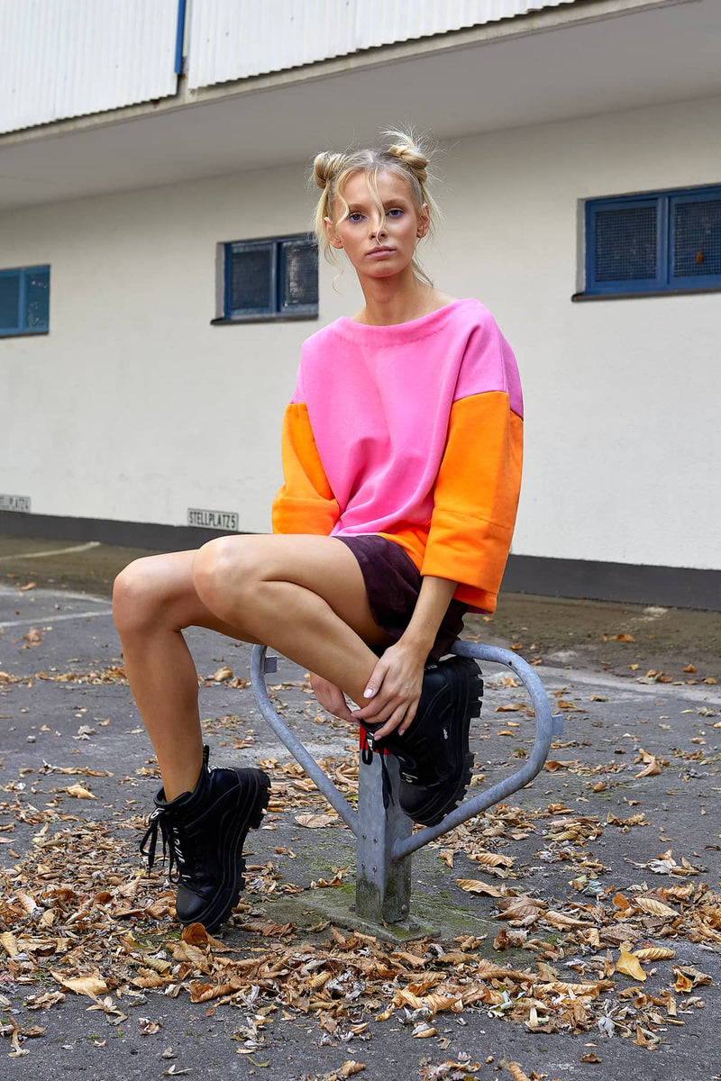 Debbie Top (Pink & Orange)