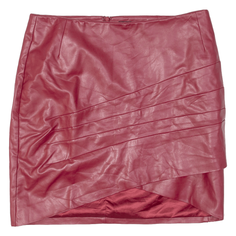 GUESS Womens Mini Skirt Red Short UK 16
