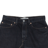 LEVI'S Cut Off 501 Womens Mini Skirt Black Short Denim M