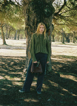 Shoulder Bag Boomerang Leathe Tabacco