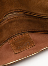 Mini Trousse Suede Bag Trousse Sue Mini Cognac