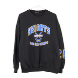 Heights Baseball Unbranded Sweatshirt - Medium Black Cotton Blend