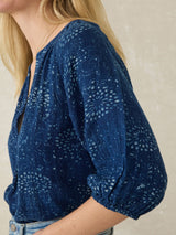 Seacliff Top Wts2521 Indigo-Isle-Print