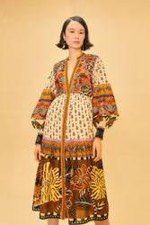 Dress Ainika Floral B 312042 Ainika-Floral-Beige