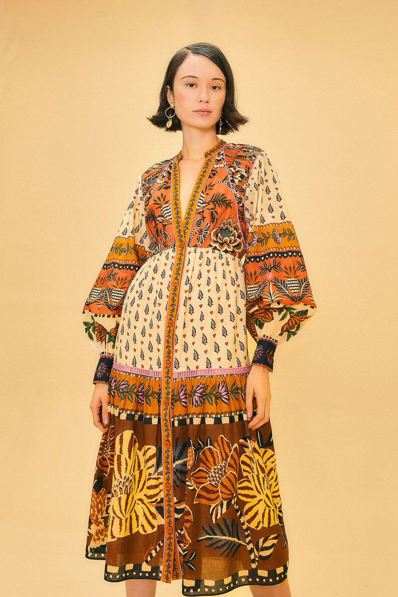 连衣裙 Ainika Floral B 312042 Ainika-Floral-米色