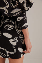 黑色连衣裙 315635 Richelieu-Faces