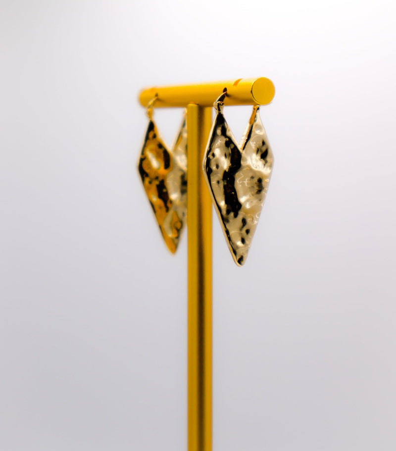 Gold Geometry Glam Earrings – Modern Gold Geometric Jewelry