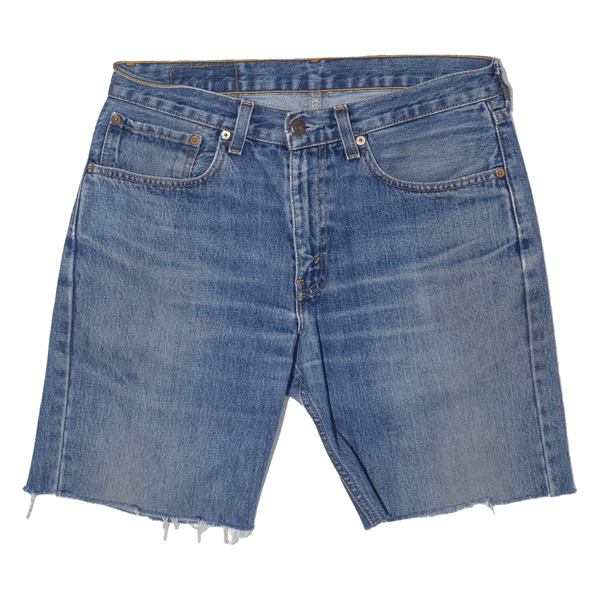 LEVI'S 751 Cut-Off Mens Denim Shorts Blue M W34