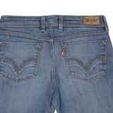 LEVI'S 627 Roll Up Womens Denim Shorts Blue M W30