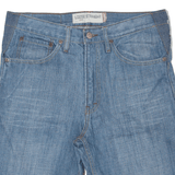 LEVI'S 569 Roll Up Womens Denim Shorts Blue Loose M W34