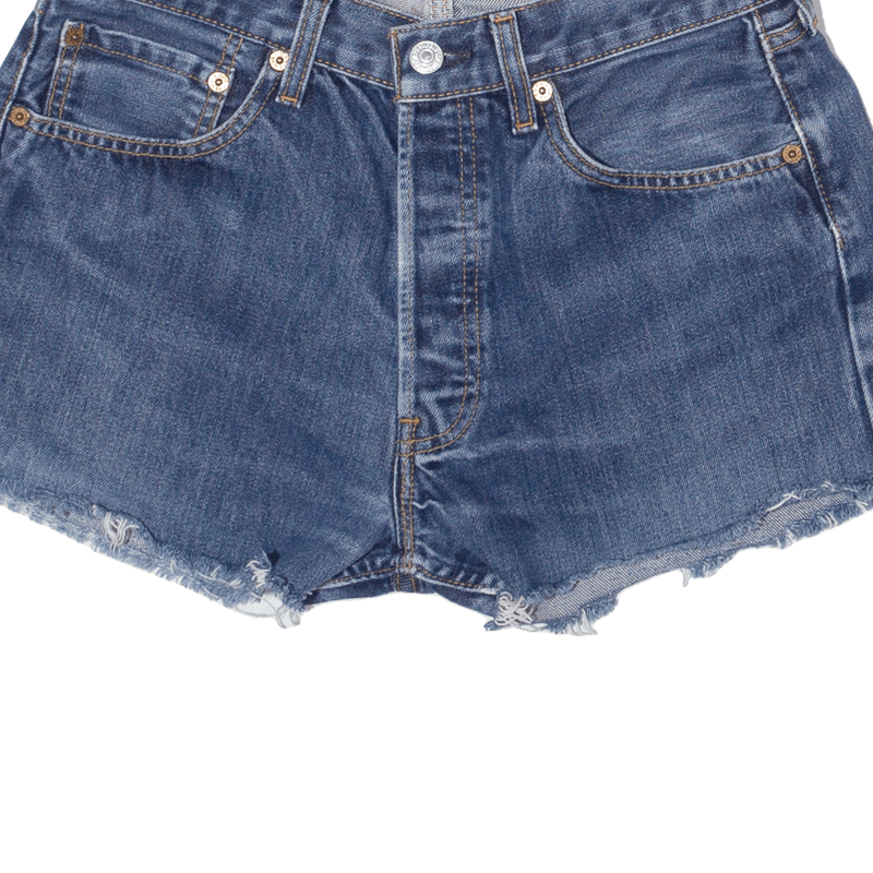 LEVI'S 501 Cut-Off Womens Denim Shorts Blue M W31