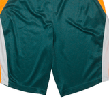 NIKE Mens Sports Shorts Green Relaxed L W38