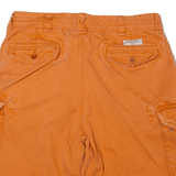 POLO RALPH LAUREN Mens Cargo Shorts Orange Relaxed L W36