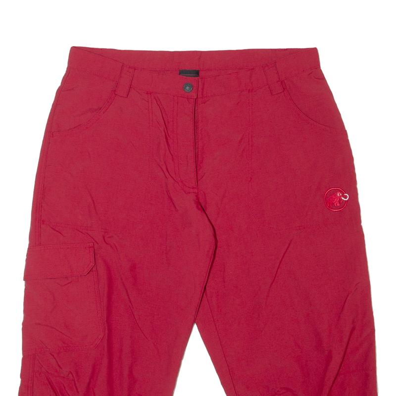 MAMMUT 3/4 Length Mens Casual Shorts Red Regular M W32