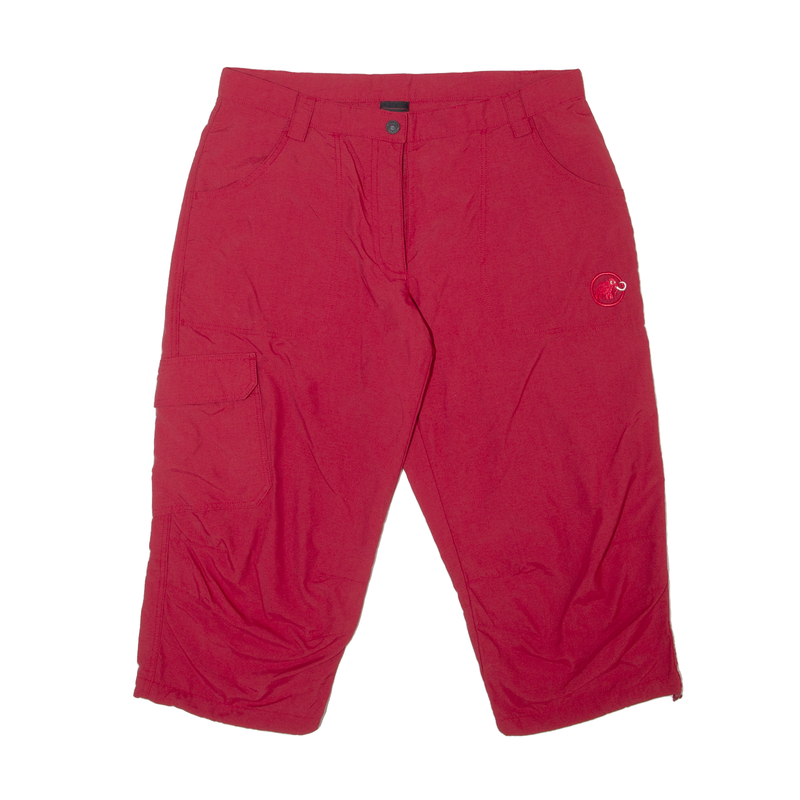 MAMMUT 3/4 Length Mens Casual Shorts Red Regular M W32