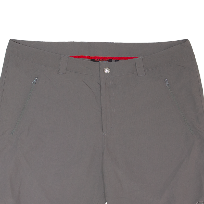 MAMMUT Mens Casual Shorts Grey Regular 2XL W42