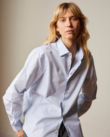 Shirt Je Taime Poplin Bleu-Rouge