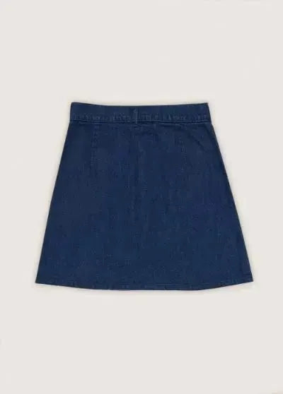 High Waisted Women's Denim Mini Skirt