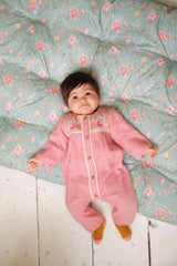 ORGANIC MUSLIN JUMPSUIT - PINK