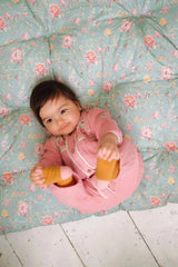 ORGANIC MUSLIN JUMPSUIT - PINK