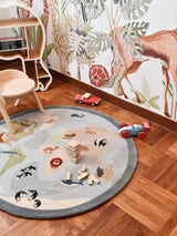 World Map Rug｜Children's Rug