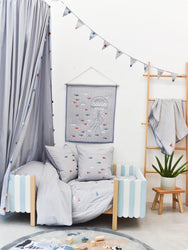 Canopy - Fish Dance｜Kids Bed Conopy