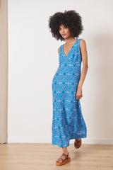 Dress Robe Sable 0905 Bleu