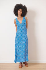 Dress Robe Sable 0905 Bleu