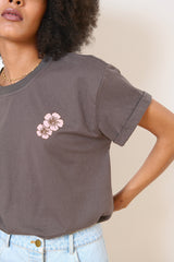 Tshirt Tshirt Violette Anthracite