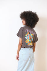 Tshirt Tshirt Violette Anthracite