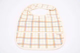 可持续婴儿围兜 - 格子
